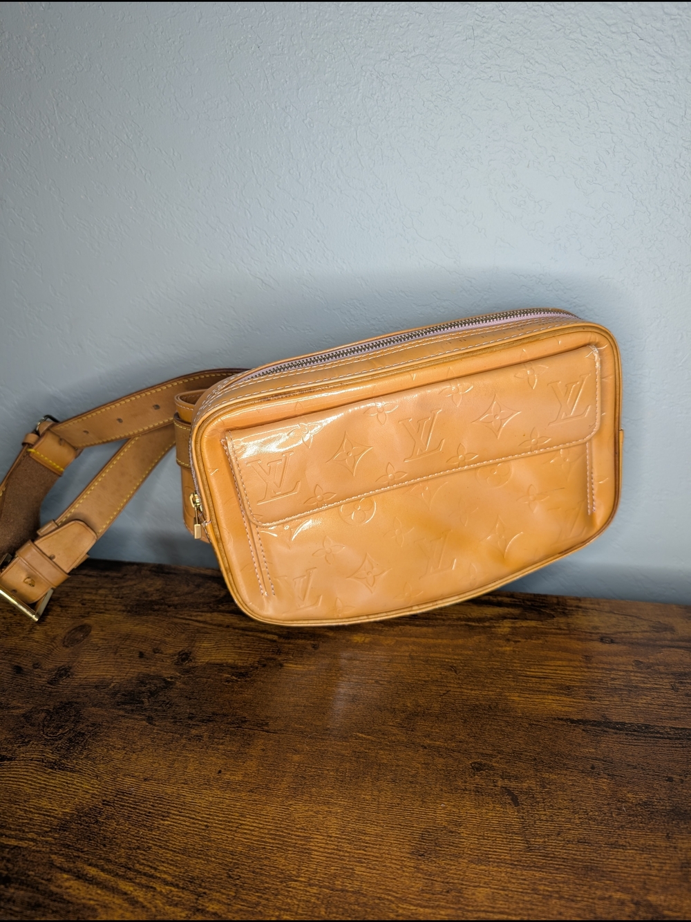 Vintage Louis Vuitton Monogram Vernis Fulton Belt Bag